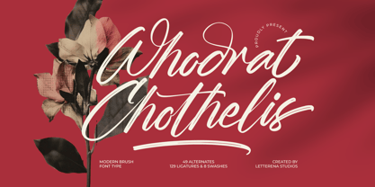 Whadrat Chothelis Font Poster 1