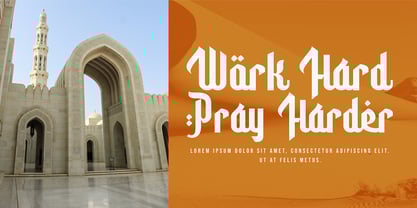 Albaik Font Poster 3