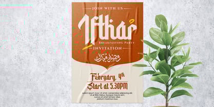 Albaik Font Poster 6