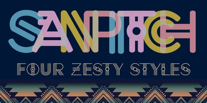 Sanpitch Font Poster 1