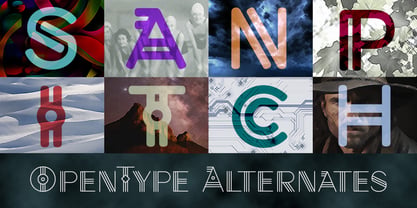 Sanpitch Font Poster 4