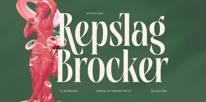 Repslag Brocker Font Poster 1
