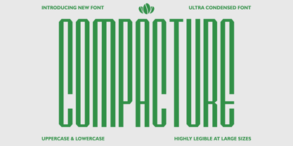 Compacture Font Poster 1