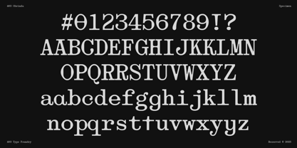 403 Obrinda Font Poster 6