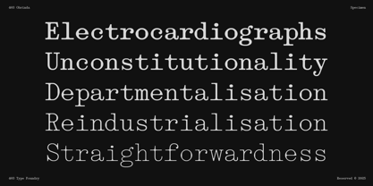 403 Obrinda Font Poster 5