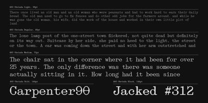 403 Obrinda Font Poster 2