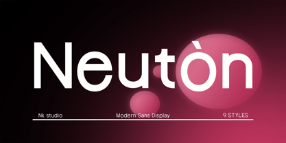 Neuton Font Poster 1