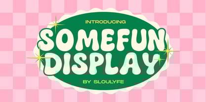 Somefun Font Poster 1