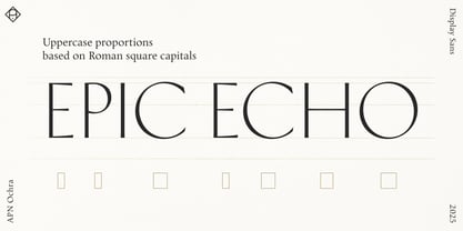 APN Ochra Font Poster 10