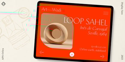 APN Ochra Font Poster 4