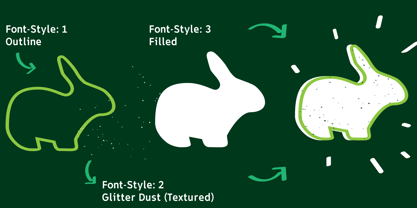 Icons Wild Zoo Font Poster 5