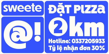 BT Oateria Font Poster 2