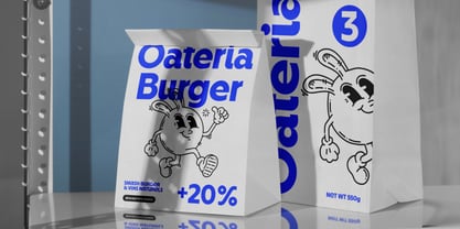 BT Oateria Font Poster 11