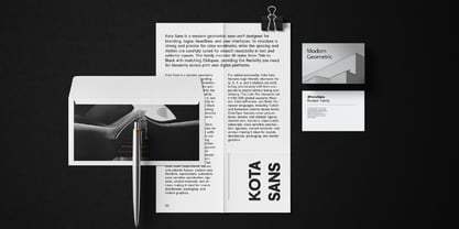 Kota Sans Font Poster 2