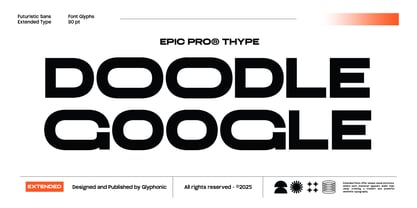 GC Epic Pro Font Poster 12