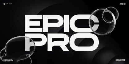 GC Epic Pro Font Poster 1