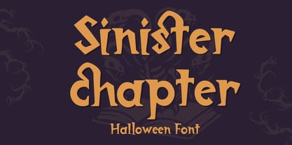 Sinister Chapter Font Poster 1