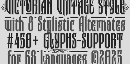 Silvershine Font Poster 3