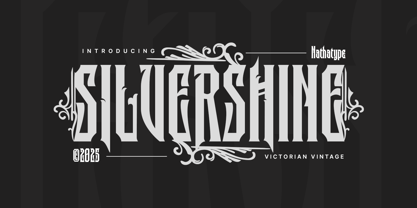 Silvershine Font Poster 1