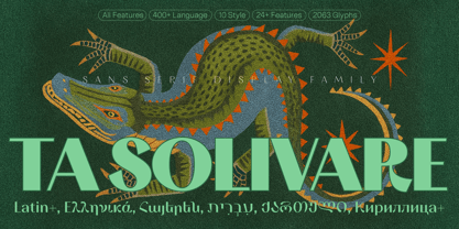 TA Solivare Variable Font Poster 1