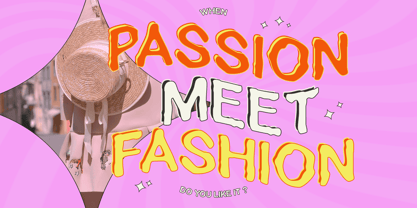 Cavella Blur Font Poster 4