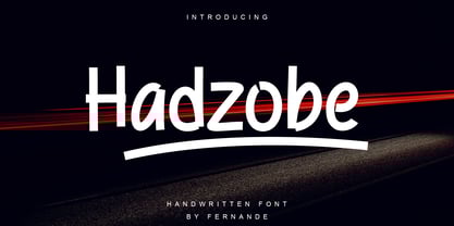 Hadzobe Font Poster 1