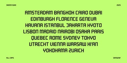 Kamujaya Font Poster 2
