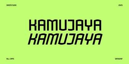 Kamujaya Font Poster 1