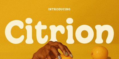Citrion Font Poster 12