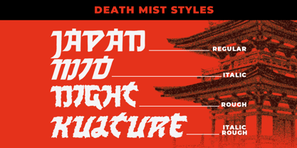 Death Mist Font Poster 2