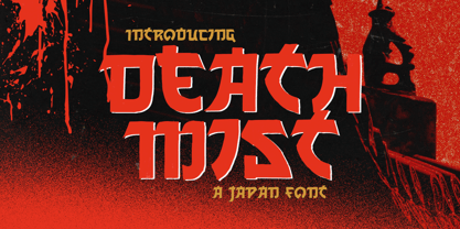Death Mist Font Poster 1