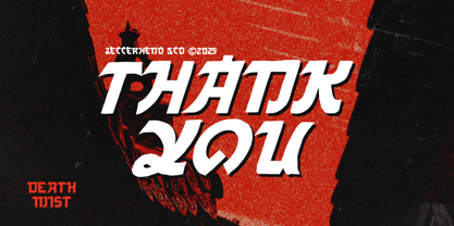Death Mist Font Poster 9