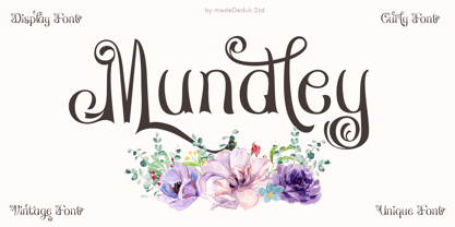 Mundley Font Poster 1