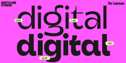 Dx Lactos Vol 02 Font Poster 10