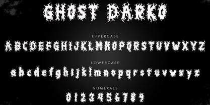 Ghost Darko Font Poster 5