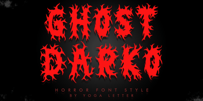 Ghost Darko Font Poster 1