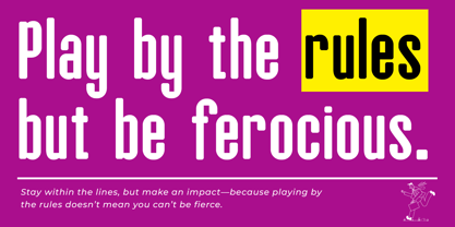 Manchinos Font Poster 2