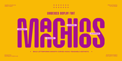 Manchinos Font Poster 1