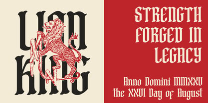 Mythic Griffin Font Poster 3