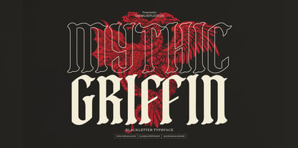 Mythic Griffin Font Poster 1