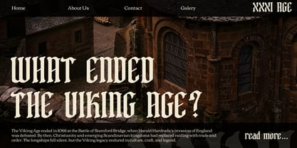 Mythic Griffin Font Poster 4