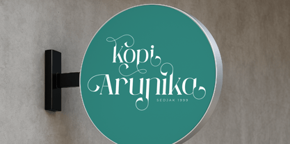 Mailing Signal Font Poster 5