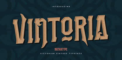 Vintoria Font Poster 1
