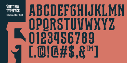Vintoria Font Poster 7