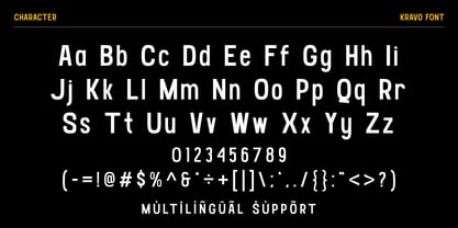 Kravo Font Poster 10