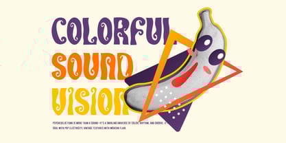 Chromafunk Font Poster 3