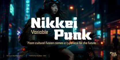 Nikkei Punk Font Poster 1