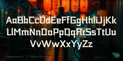 Nikkei Punk Font Poster 10