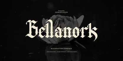 Bellanork Font Poster 1