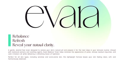 Meravila VF Font Poster 7